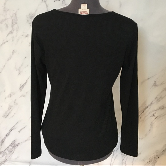Mossimo black crisscross top Size L - Picture 2 of 2
